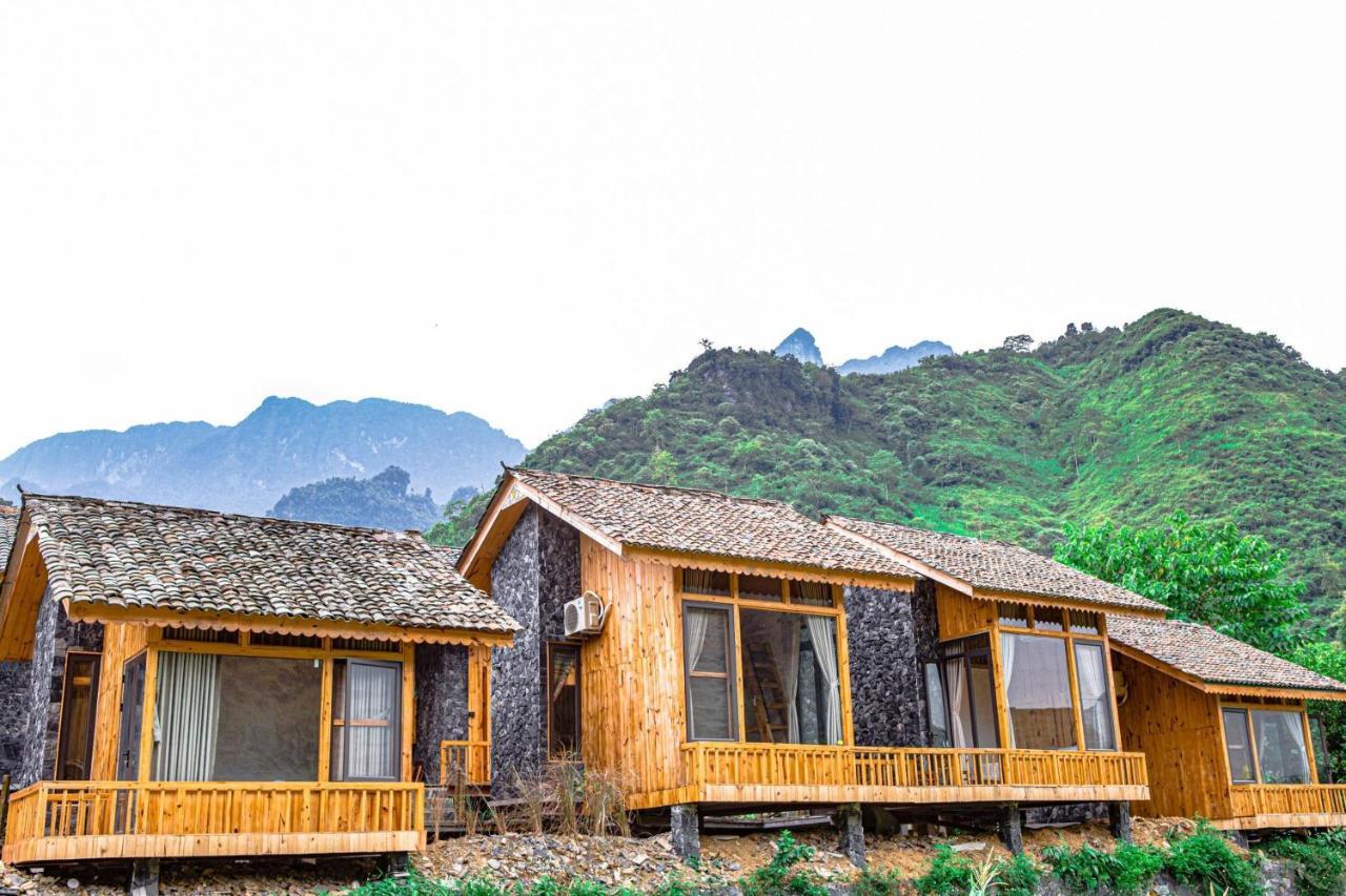Chien'S Lodge Du Gia Làng Cac Eksteriør bilde