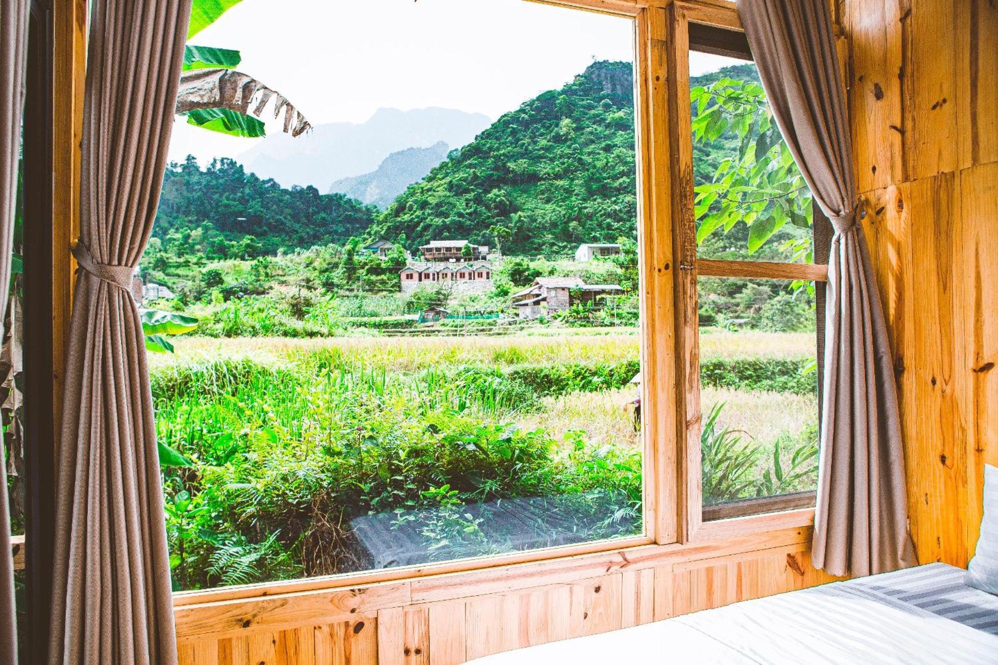 Chien'S Lodge Du Gia Làng Cac Eksteriør bilde