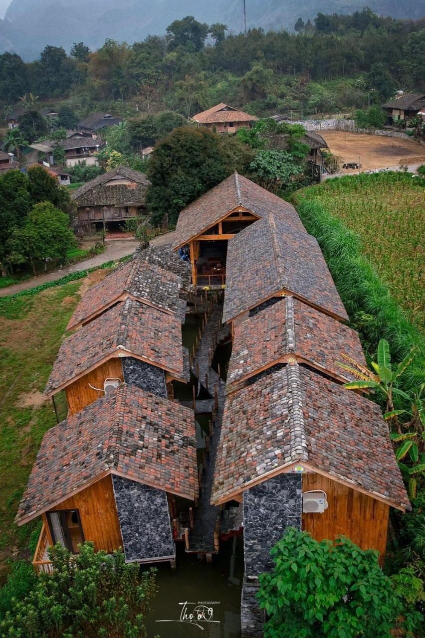 Chien'S Lodge Du Gia Làng Cac Eksteriør bilde